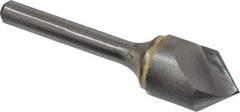 Atrax - 5/8" Head Diam, 1/4" Shank Diam, 1 Flute 82° Solid Carbide Countersink - Caliber Tooling