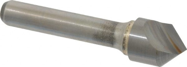 Atrax - 5/8" Head Diam, 3/8" Shank Diam, 1 Flute 90° Solid Carbide Countersink - Caliber Tooling