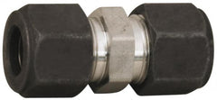 Parker - 3/4" OD, Stainless Steel Union - 1-1/16" Hex, Comp x Comp Ends - Caliber Tooling