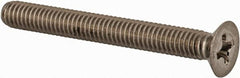 Value Collection - M4x0.70 Metric Coarse, 35mm OAL Phillips Drive Machine Screw - Flat Head, Grade 18-8 & A2 Stainless Steel, Uncoated, Without Washer - Caliber Tooling