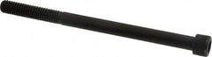 Made in USA - 5/16-18 UNC Hex Socket Drive, Socket Cap Screw - Alloy Steel, Black Oxide Finish, Partially Threaded, 4-1/2" Length Under Head - Caliber Tooling