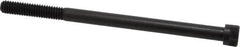 Made in USA - 5/16-18 UNC Hex Socket Drive, Socket Cap Screw - Alloy Steel, Black Oxide Finish, Partially Threaded, 5" Length Under Head - Caliber Tooling