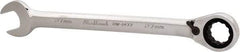 Blackhawk by Proto - 27mm 12 Point Combination Wrench - 15° Head Angle, 14-3/32" OAL, Steel, Chrome Finish - Caliber Tooling