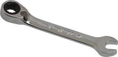 Blackhawk by Proto - 1/4" 12 Point Combination Wrench - 15° Head Angle, 3-3/32" OAL, Steel, Chrome Finish - Caliber Tooling