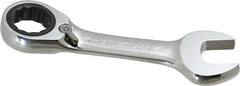 Blackhawk by Proto - 11/16" 12 Point Combination Wrench - 15° Head Angle, 5" OAL, Steel, Chrome Finish - Caliber Tooling