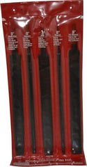 Simonds File - 5 Piece American Pattern File Set - 8" Long, Bastard Coarseness, Set Includes Flat, Half Round, Mill, Round, Square - Caliber Tooling