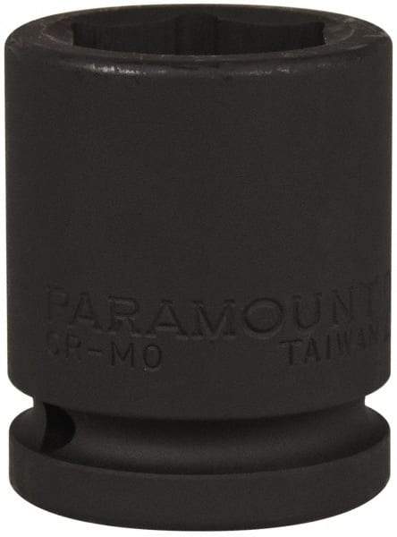 Paramount - 3/4" Drive 28mm Standard Impact Socket - 6 Points, 2-3/32" OAL - Caliber Tooling