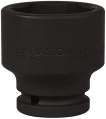 Paramount - 3/4" Drive 43mm Standard Impact Socket - 6 Points, 2-7/16" OAL - Caliber Tooling