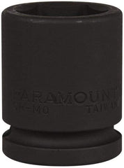 Paramount - 3/4" Drive 1-1/8" Standard Impact Socket - 6 Points, 2-3/32" OAL - Caliber Tooling