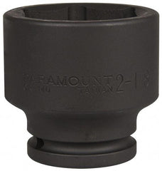 Paramount - 3/4" Drive 2-1/8" Standard Impact Socket - 6 Points, 2-51/64" OAL - Caliber Tooling