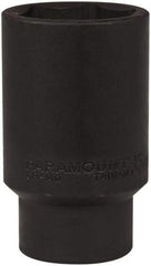 Paramount - 1/2" Drive 35mm Deep Impact Socket - 6 Points, 3-1/2" OAL - Caliber Tooling