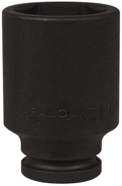 Paramount - 3/4" Drive 1-11/16" Deep Impact Socket - 6 Points, 3-35/64" OAL - Caliber Tooling