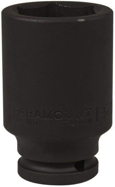 Paramount - 1/2" Drive 1-9/16" Deep Impact Socket - 6 Points, 3-1/2" OAL - Caliber Tooling