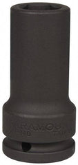 Paramount - 3/4" Drive 21mm Deep Impact Socket - 6 Points, 3-35/64" OAL - Caliber Tooling