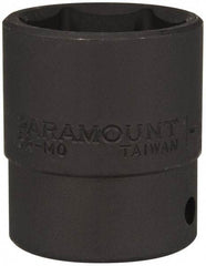 Paramount - 1/2" Drive 1-1/8" Standard Impact Socket - 6 Points, 2" OAL - Caliber Tooling