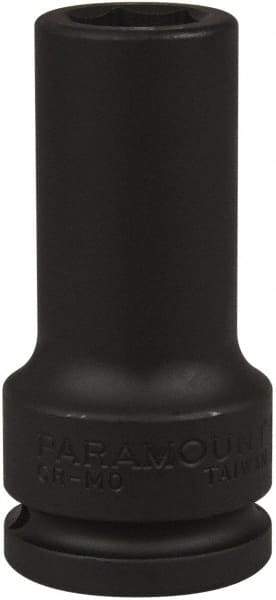 Paramount - 3/4" Drive 19mm Deep Impact Socket - 6 Points, 3-35/64" OAL - Caliber Tooling