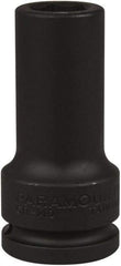 Paramount - 3/4" Drive 19mm Deep Impact Socket - 6 Points, 3-35/64" OAL - Caliber Tooling