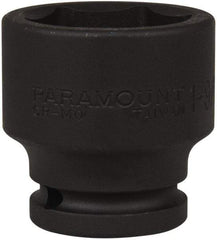 Paramount - 3/4" Drive 1-9/16" Standard Impact Socket - 6 Points, 2-9/32" OAL - Caliber Tooling