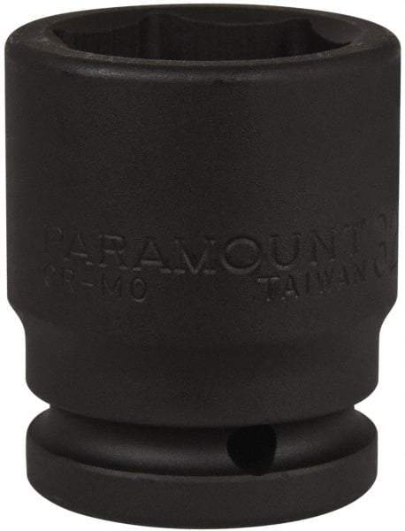 Paramount - 3/4" Drive 32mm Standard Impact Socket - 6 Points, 2-1/4" OAL - Caliber Tooling