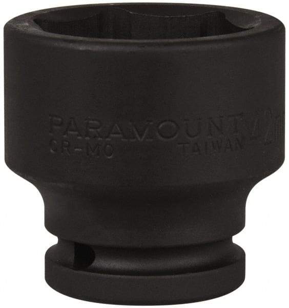 Paramount - 3/4" Drive 42mm Standard Impact Socket - 6 Points, 2-9/32" OAL - Caliber Tooling