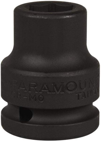 Paramount - 3/4" Drive 11/16" Standard Impact Socket - 6 Points, 2" OAL - Caliber Tooling