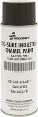 Ability One - Olive Drab, Gloss, Enamel Spray Paint - 8 to 10 Sq Ft per Can, 11 oz Container - Caliber Tooling