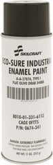 Ability One - Olive Drab, Flat, Enamel Spray Paint - 8 to 10 Sq Ft per Can, 11 oz Container - Caliber Tooling