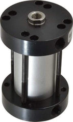 Parker - 2" Stroke x 1-1/8" Bore Double Acting Air Cylinder - 1/8 Port, 5/16-24 Rod Thread, -10 to 200°F - Caliber Tooling