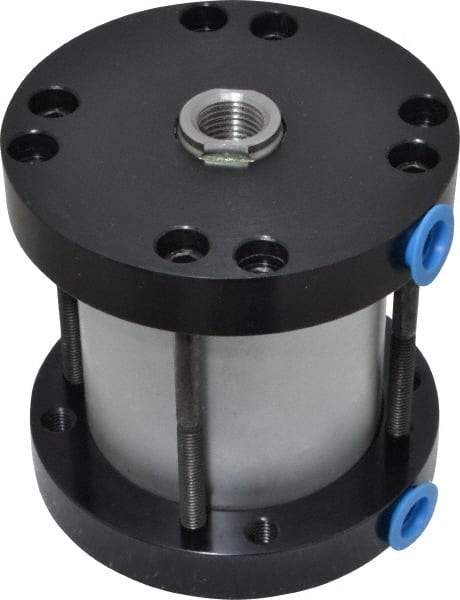 Parker - 2" Stroke x 2" Bore Double Acting Air Cylinder - 1/8 Port, 1/2-20 Rod Thread, -10 to 200°F - Caliber Tooling