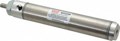 Parker - 4" Stroke x 1-1/16" Bore Double Acting Air Cylinder - 1/8 Port, 5/16-24 Rod Thread, 250 Max psi, 14 to 140°F - Caliber Tooling