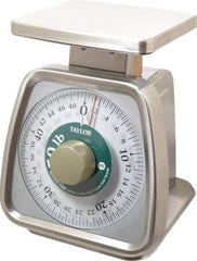 Taylor - 50 Lb. Capacity, Analog Dial Portion Control Scale - 1/8 oz. Graduation, 6 x 5" Platform - Caliber Tooling