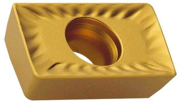 Ingersoll Cutting Tools - APKT160416 HS Grade IN1030 Carbide Milling Insert - TiCN Finish, 0.224" Thick, 1/16" Corner Radius - Caliber Tooling