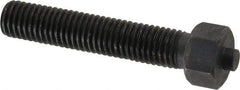 Gibraltar - 5/8-11 Thread, 7/8" Size, 3-27/32" Long, Black Oxide Coated, Steel, Lead Alloy Clamp Rest & Support - 2-15/16" Thread Length, 11/32" Pin Diam x 3/16" Pin Height, 1/2" Nut Height - Caliber Tooling