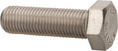 Value Collection - 3/8-24 UNF, 1-1/4" Length Under Head Hex Head Cap Screw - Fully Threaded, Grade 316 Stainless Steel, Uncoated, 9/16" Hex - Caliber Tooling