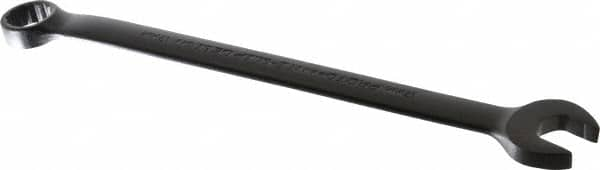 Proto - 17mm 12 Point Combination Wrench - 15° Offset Angle, 10-1/8" OAL, Steel, Black Finish - Caliber Tooling