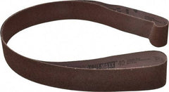 Tru-Maxx - 2" Wide x 72" OAL, 40 Grit, Aluminum Oxide Abrasive Belt - Aluminum Oxide, Coarse, Coated - Caliber Tooling