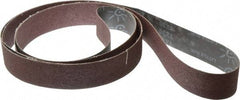 Tru-Maxx - 2" Wide x 132" OAL, 80 Grit, Aluminum Oxide Abrasive Belt - Aluminum Oxide, Medium, Coated - Caliber Tooling