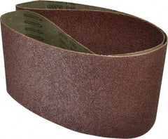 Tru-Maxx - 6" Wide x 54" OAL, 40 Grit, Aluminum Oxide Abrasive Belt - Aluminum Oxide, Coarse, Coated - Caliber Tooling