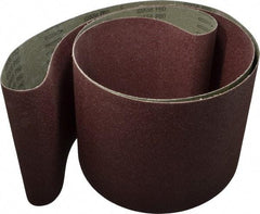 Tru-Maxx - 8" Wide x 107" OAL, 80 Grit, Aluminum Oxide Abrasive Belt - Aluminum Oxide, Medium, Coated - Caliber Tooling