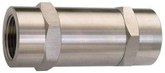 Ham-Let - 1" Stainless Steel Check Valve - Inline, FNPT x FNPT, 2,000 WOG - Caliber Tooling