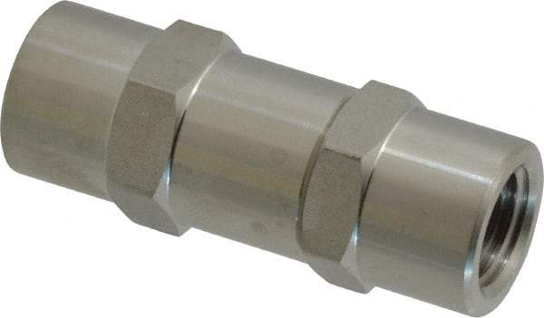 Ham-Let - 1/4" Stainless Steel Check Valve - Inline, FNPT x FNPT, 3,000 WOG - Caliber Tooling