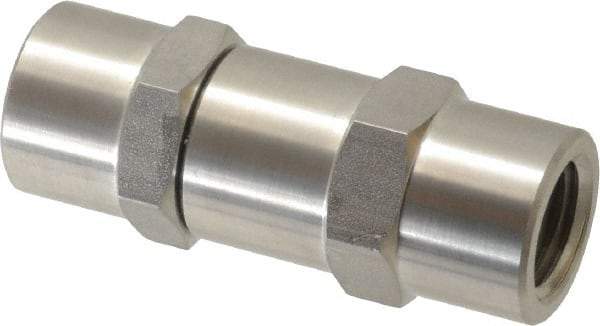 Ham-Let - 1/4" Stainless Steel Check Valve - Inline, FNPT x FNPT, 3,000 WOG - Caliber Tooling