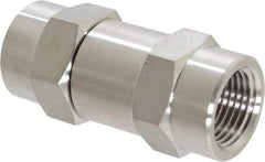 Ham-Let - 3/8" Stainless Steel Check Valve - Inline, FNPT x FNPT, 3,000 WOG - Caliber Tooling