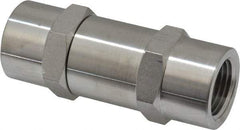 Ham-Let - 1/2" Stainless Steel Check Valve - Inline, FNPT x FNPT, 3,000 WOG - Caliber Tooling