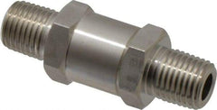 Ham-Let - 1/4" Stainless Steel Check Valve - Inline, MNPT x MNPT, 3,000 WOG - Caliber Tooling