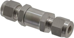 Ham-Let - 1/4" Stainless Steel Check Valve - Inline, Comp x Comp, 3,000 WOG - Caliber Tooling