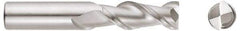 Niagara Cutter - 3/4", 4" LOC, 3/4" Shank Diam, 6-1/2" OAL, 2 Flute, Solid Carbide Square End Mill - Single End, TiCN Finish, Spiral Flute, 45° Helix, Centercutting, Right Hand Cut, Right Hand Flute, Series A245 - Caliber Tooling