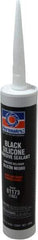 Permatex - 11 oz Cartridge Black RTV Silicone Gasket Sealant - -75 to 450°F Operating Temp, 24 hr Full Cure Time - Caliber Tooling