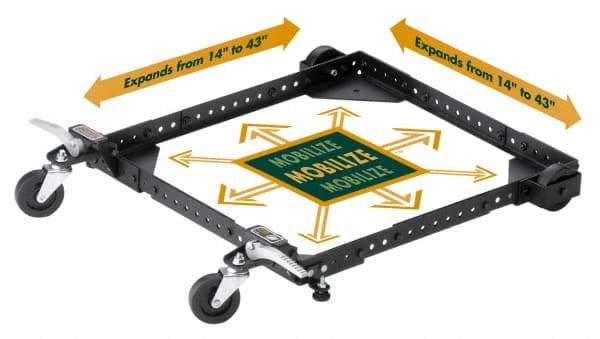 HTC - Universal Machine Bases & Accessories Product Type: Mobile Machine Base Maximum Length (Inch): 43 - Caliber Tooling