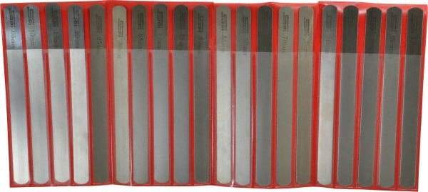 SPI - 20 Piece, 0.05 to 1mm Parallel Feeler Gage Set - 6" Long x 1/2" Wide, Steel - Caliber Tooling